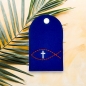 Preview: Rosenkranztasche in royalblau