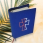 Preview: Wosadnikhülle in royalblau, Kreuz