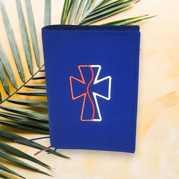 Wosadnikhülle in royalblau, Kreuz