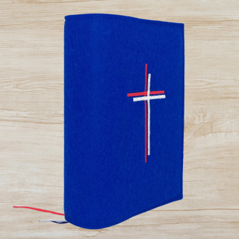 Wosadnikhülle in royalblau, Kreuze