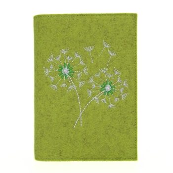 Wosadnikhülle, Gotteslobhülle in Kiwi meliert, Pusteblume