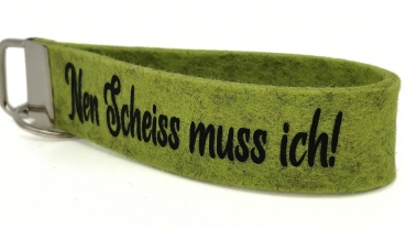 Schlüsselanhänger aus Wollfilz