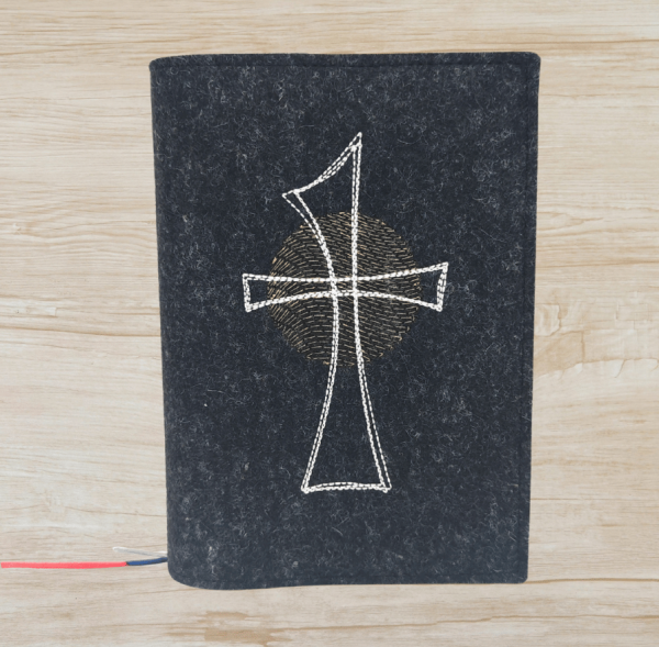 Wosadnikhülle in anthrazit meliert, Kreuz