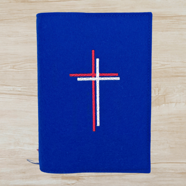 Wosadnikhülle in royalblau, Kreuze