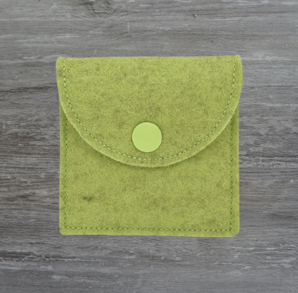 Rosenkranztasche in kiwi meliert, Kreuze