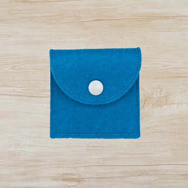 Rosenkranztasche in petrol