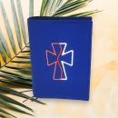 Wosadnikhülle in royalblau, Kreuz