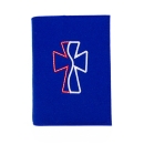 Wosadnikhülle, Gotteslobhülle in Royalblau, Kreuz