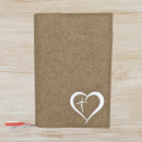 Gotteslobhülle in schlamm meliert, Herz, Kreuz