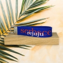 Schlüsselanhänger aus Wollfilz, Blau