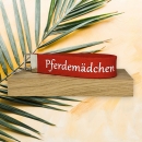Schlüsselanhänger aus Wollfilz in hellrot